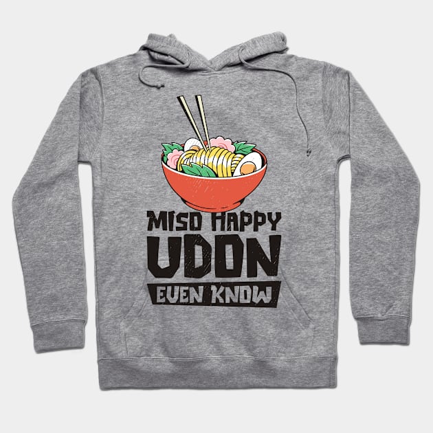 Asian Food Udon Miso Noodle Asian Cuisine Hoodie by Tom´s TeeStore